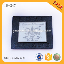 LB347 Washable Jacket leather logo patch label